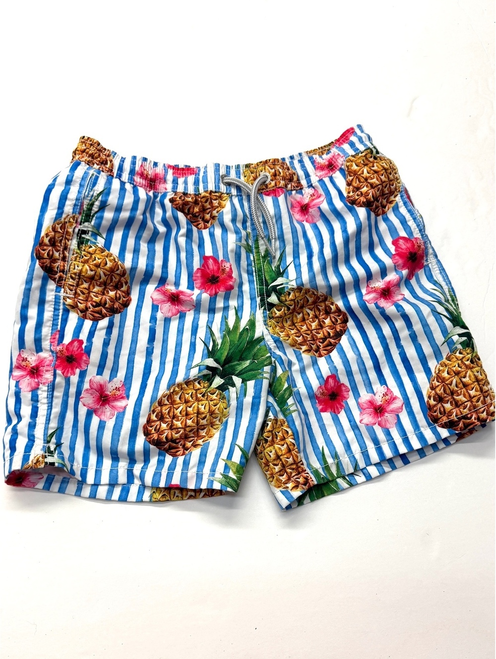 MC2 Saint Barth Pineapple Print Swim Shorts Trunks Size 10
